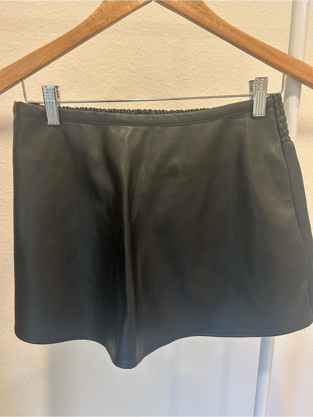 Free People Paradise Found Faux Leather Skort - Picture 8 of 9